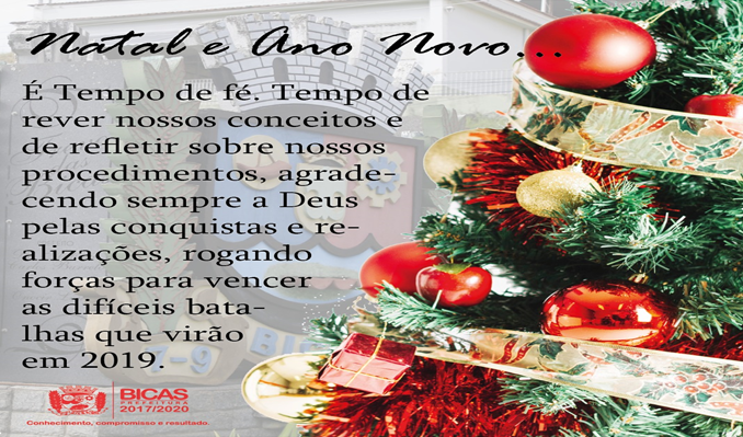 Leia mais sobre o artigo Mensagem de Natal e Ano novo