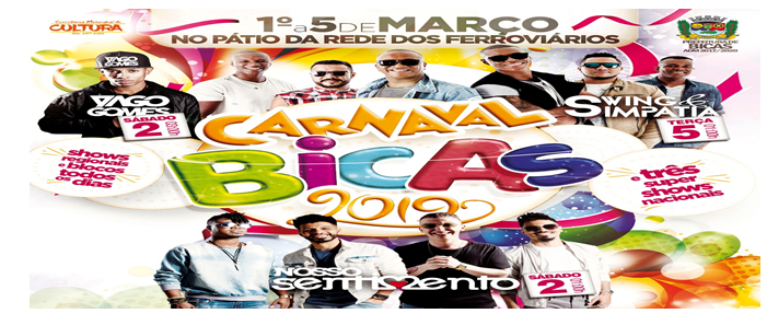 Leia mais sobre o artigo Carnaval Bicas 2019