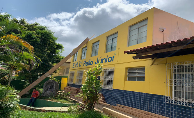 Leia mais sobre o artigo E.M. Coronel Retto Junior passa por reforma considerável
