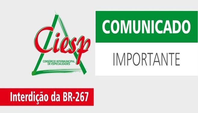 Leia mais sobre o artigo BR 267 vai ser interditada nesta quarta-feira, dia 11/03/2020