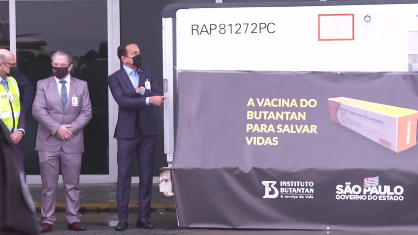Leia mais sobre o artigo Governo de SP recebe da China as primeiras 120 mil doses da CoronaVac, vacina contra Covid-19