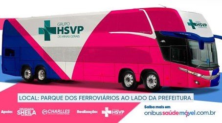 Leia mais sobre o artigo Bicas recebe Ônibus Saúde Móvel dias 22 e 23 junho