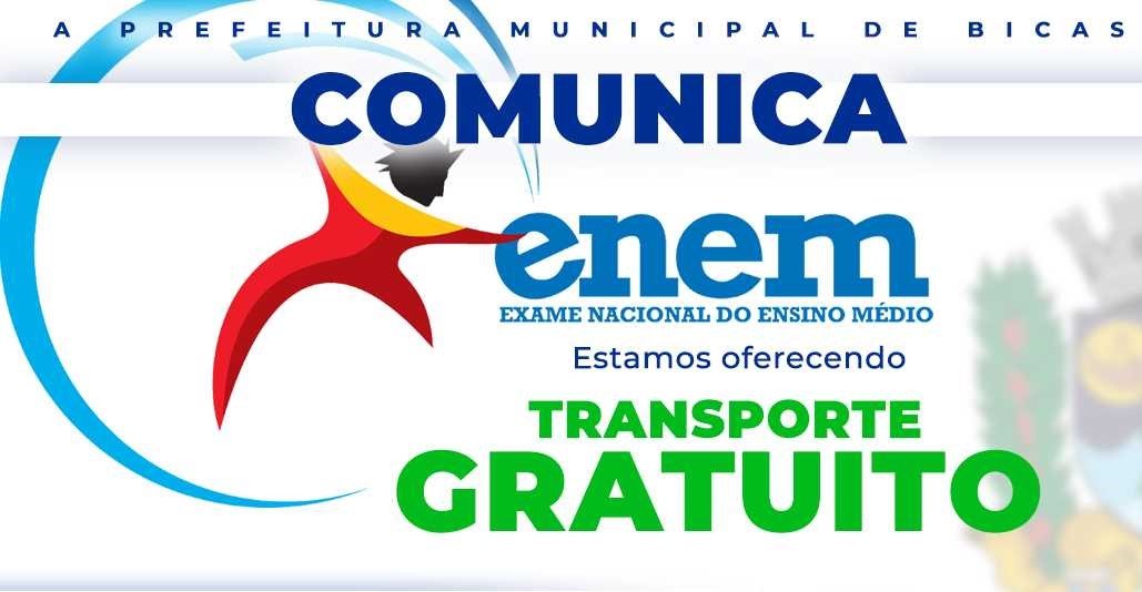 Leia mais sobre o artigo Enem / Transporte gratuito