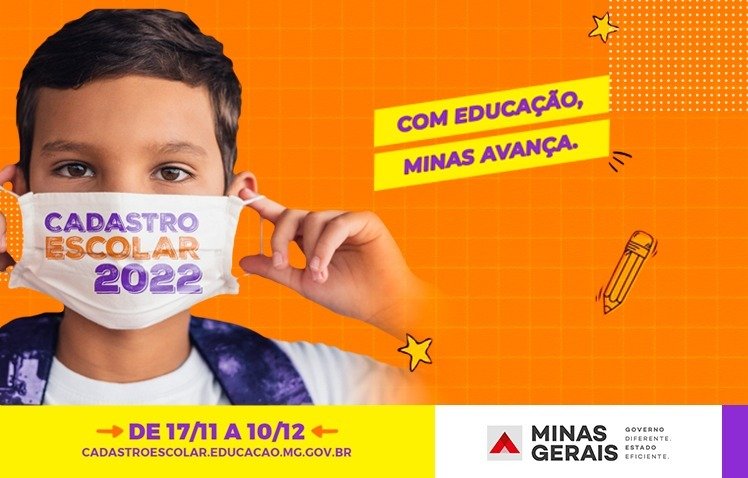 Leia mais sobre o artigo Cadastro escolar para estudar na rede pública de Minas começa nesta quarta-feira (17/11)