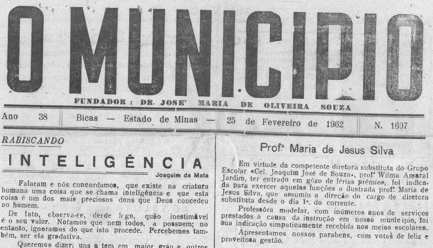 Leia mais sobre o artigo Há 60 anos, em 25/02/1962, O MUNICÍPIO publicava: Rabiscando / Vida Escoteira: Acampamento / Coluna Carnavalesca