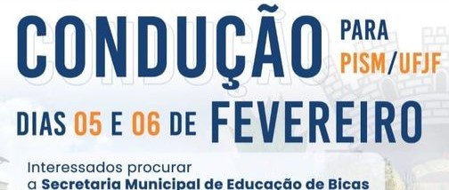 Leia mais sobre o artigo Condução para PISM / UFJF