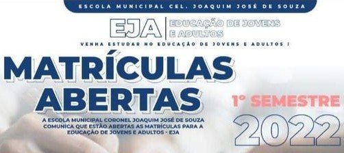 Leia mais sobre o artigo EJA /  Educação de Jovens e Adultos / Matrículas Abertas