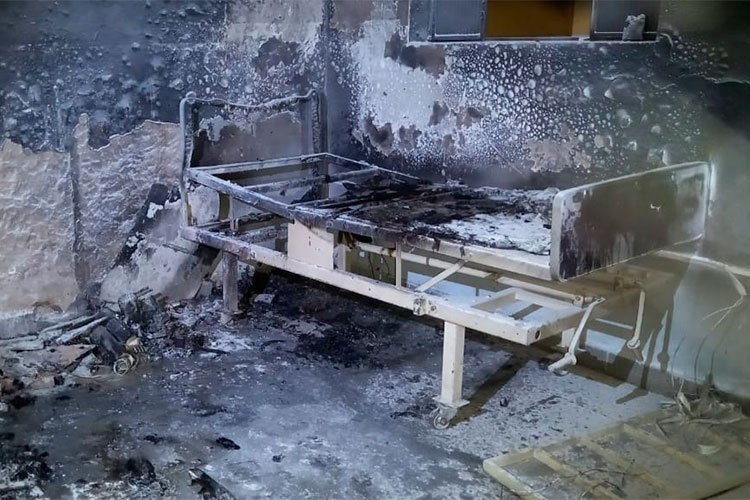 Leia mais sobre o artigo Incêndio atinge ala de Covid no asilo