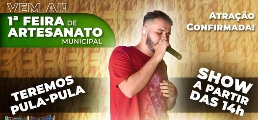 Leia mais sobre o artigo 1ª. Feira de Artesanato Municipal acontece neste sábado, 19