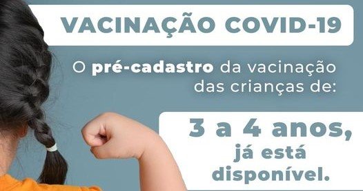 Leia mais sobre o artigo Covid-19: vacinação de crianças de 3 a 4 anos