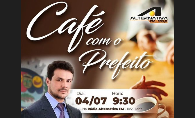 Leia mais sobre o artigo Vídeo / Café com o Prefeito / 4julho2023