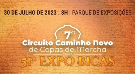 Leia mais sobre o artigo 7º. Circuito Caminho Novo de Copas de Marcha / 51ª. ExpoBicas