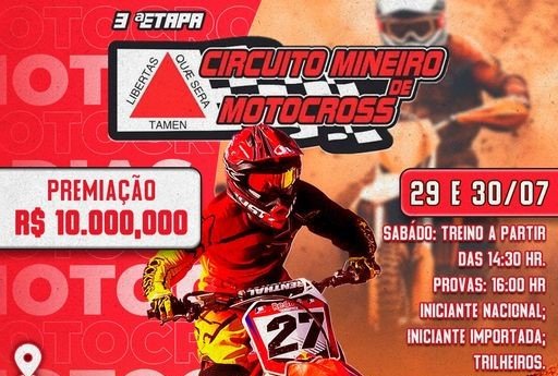 Leia mais sobre o artigo Circuito Mineiro de Motocross / 3ª. Etapa