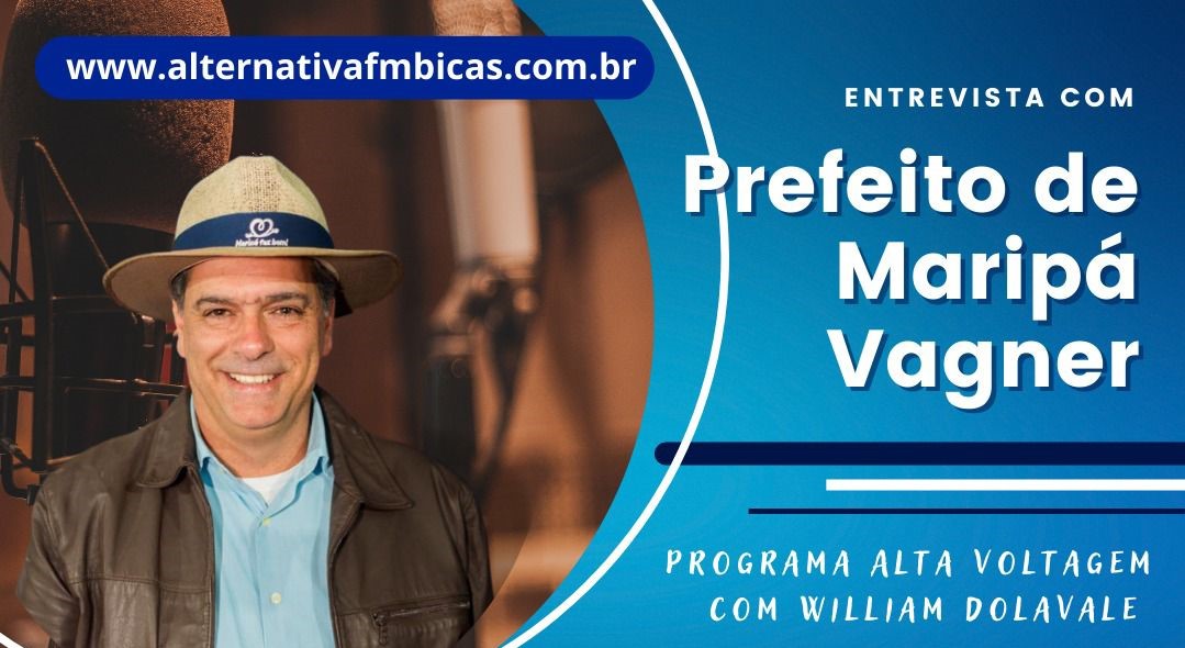 Leia mais sobre o artigo Ao vivo / Entrevista com Vagner, Prefeito de Maripá / Nesta quarta / 9h30