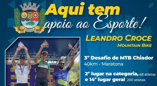 Leia mais sobre o artigo Aqui tem apoio ao Esporte! / Mountain Bike