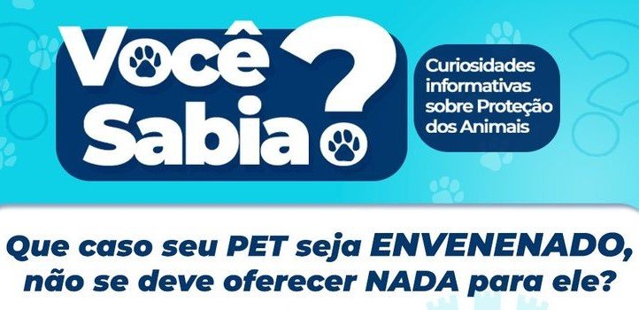 Leia mais sobre o artigo Se seu “animal de estimação” for envenenado, não dê nada pra ele!
