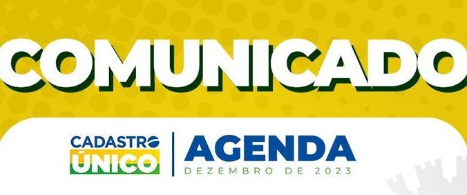 Leia mais sobre o artigo Cadastro Único – Agenda Dezembro de 2023 – Bicas