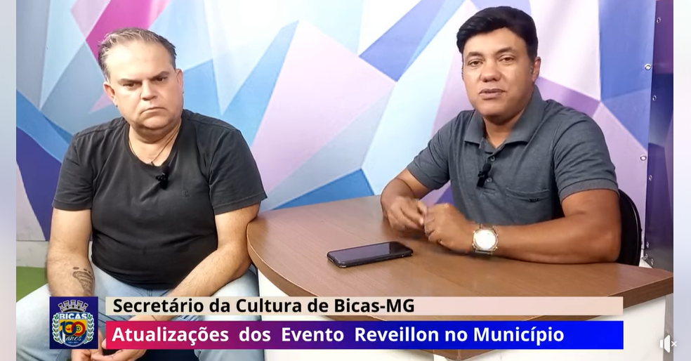 Leia mais sobre o artigo VÍDEO – Conexão TV – AO VIVO – Entrevista com o secretário de Cultura de Bicas Babá falando do Réveillon do município 2024