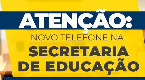 Leia mais sobre o artigo Novo telefone da Secretaria de Educação de Bicas