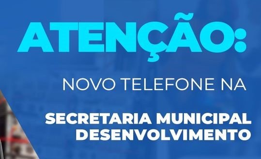 Leia mais sobre o artigo Novo telefone da Secretaria de Desenvolvimento de Bicas