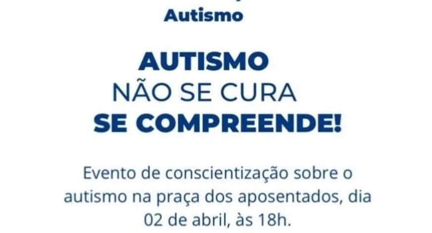 Leia mais sobre o artigo Autismo não se cura se compreende! / Evento nesta terça-feira, 2/4, às 18h, em Bicas