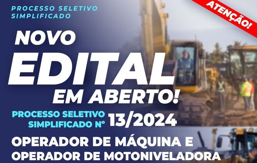 Leia mais sobre o artigo Prefeitura de Bicas / Novo Edital aberto / Operador de Máquina e Operador de Motoniveladora