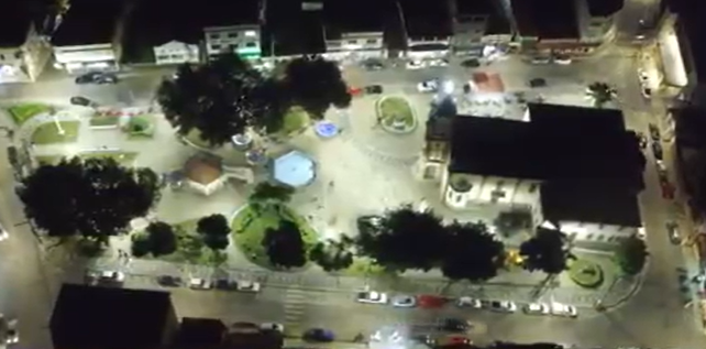 Leia mais sobre o artigo Imagens aéreas da Praça São José – Iluminação de Led