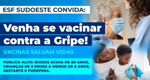 Leia mais sobre o artigo Venha se vacinar  contra a Gripe!