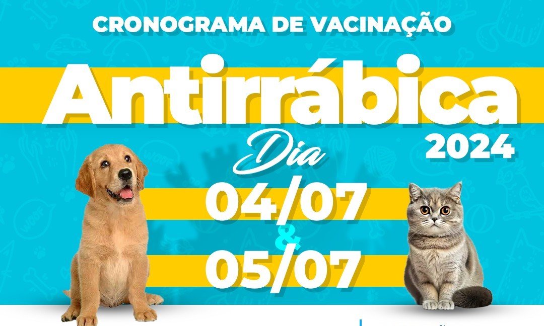 Leia mais sobre o artigo Vacinação Antirrábica | Nesta quarta e quinta-feira, 4 e 5/7 | Santa Helena
