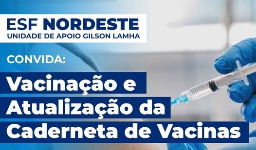 Leia mais sobre o artigo Vacinação e atualização da caderneta de vacinas | Bairro Gilson Lamha