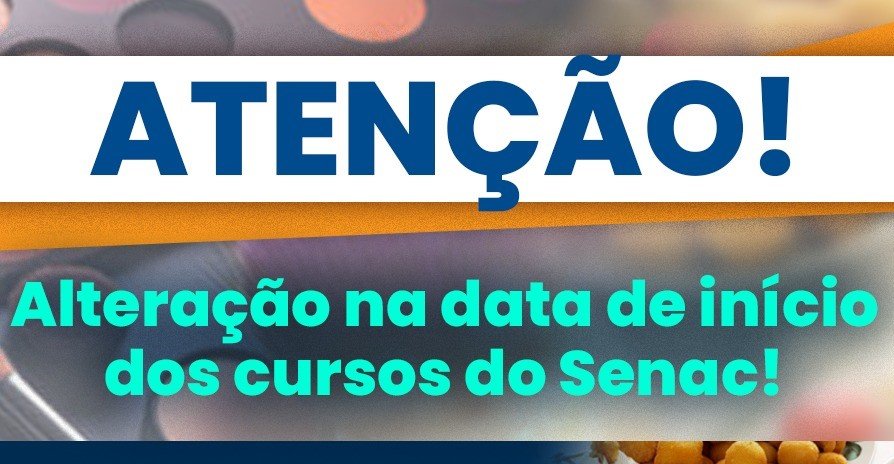 Leia mais sobre o artigo Prefeitura de Bicas | Alteração na data de início dos cursos do Senac