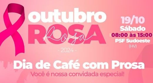 Leia mais sobre o artigo Prefeitura de Bicas | Outubro Rosa | Dia de Café com prosa: 19/10