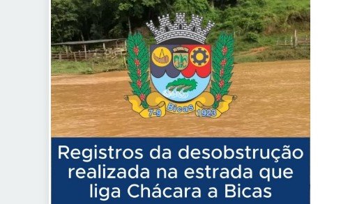 Leia mais sobre o artigo Vídeo | Registros da desobstrução realizada na estrada que liga Chácara a Bicas