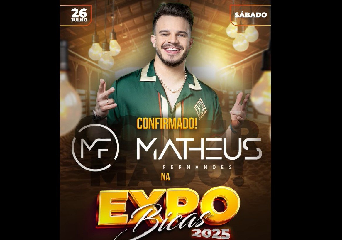Leia mais sobre o artigo Confirmado | Matheus Fernandes na ExpoBicas 2025