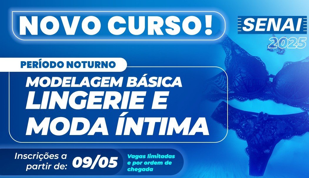 Leia mais sobre o artigo Modelagem Básica | Lingerie e Moda Íntima | Período do Curso: 19 a 23 de maio