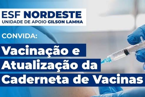 Leia mais sobre o artigo ESF Nordeste | Unidade de Apoio Gilson Lamha | Vacinação e atualização da caderneta