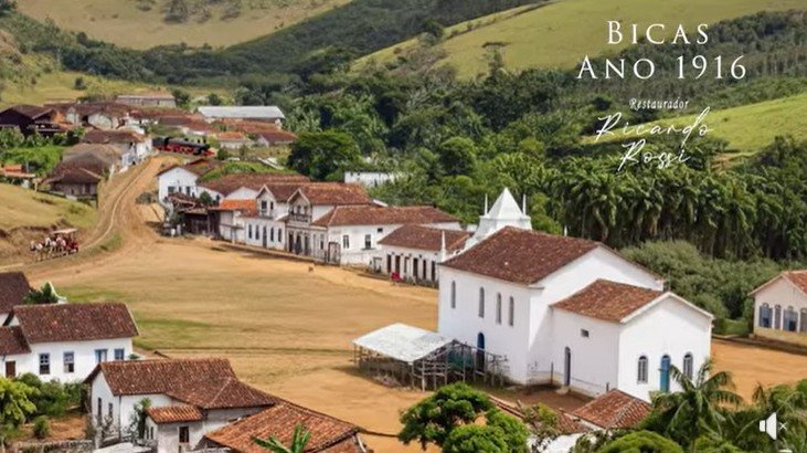 Leia mais sobre o artigo Bicas Ano 1916 | Visão da Praça da Antiga Igreja