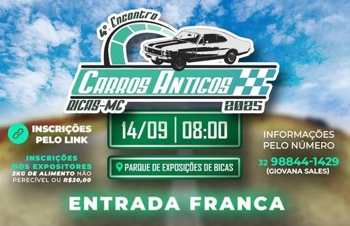 Leia mais sobre o artigo 4º Encontro de Carros Antigos de Bicas-MG
