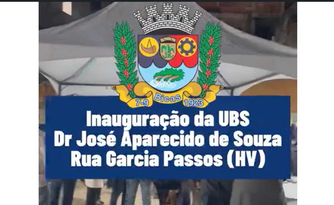 Leia mais sobre o artigo Inauguração da UBS Dr. José Aparecido de Souza