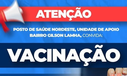 Leia mais sobre o artigo Vacinação nesta quarta-feira – 15/10 – no Bairro Gilson Lamha