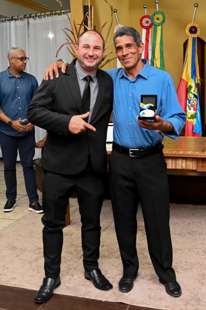 Francisco Apolinário e o vereador Igor Maia