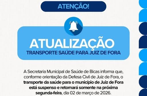 Leia mais sobre o artigo Bicas – Saúde – Atualização do transporte para JF