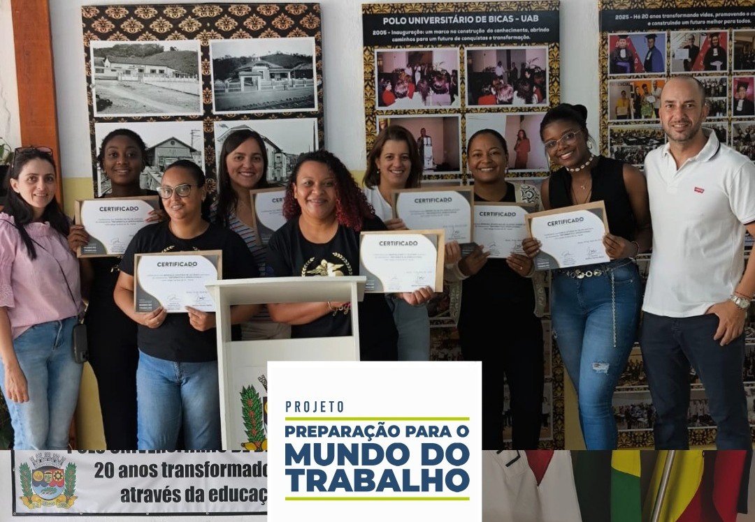 Leia mais sobre o artigo Prefeitura de Bicas forma mais uma turma pelo Projeto Mundo do Trabalho