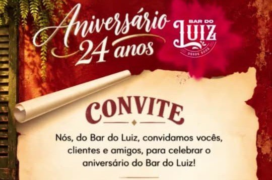 Aniversário do Bar de Luiz