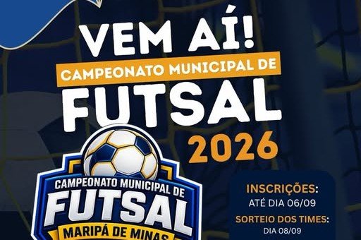 Leia mais sobre o artigo Maripá de Minas_Campeonato Municipal de Futsal 2026