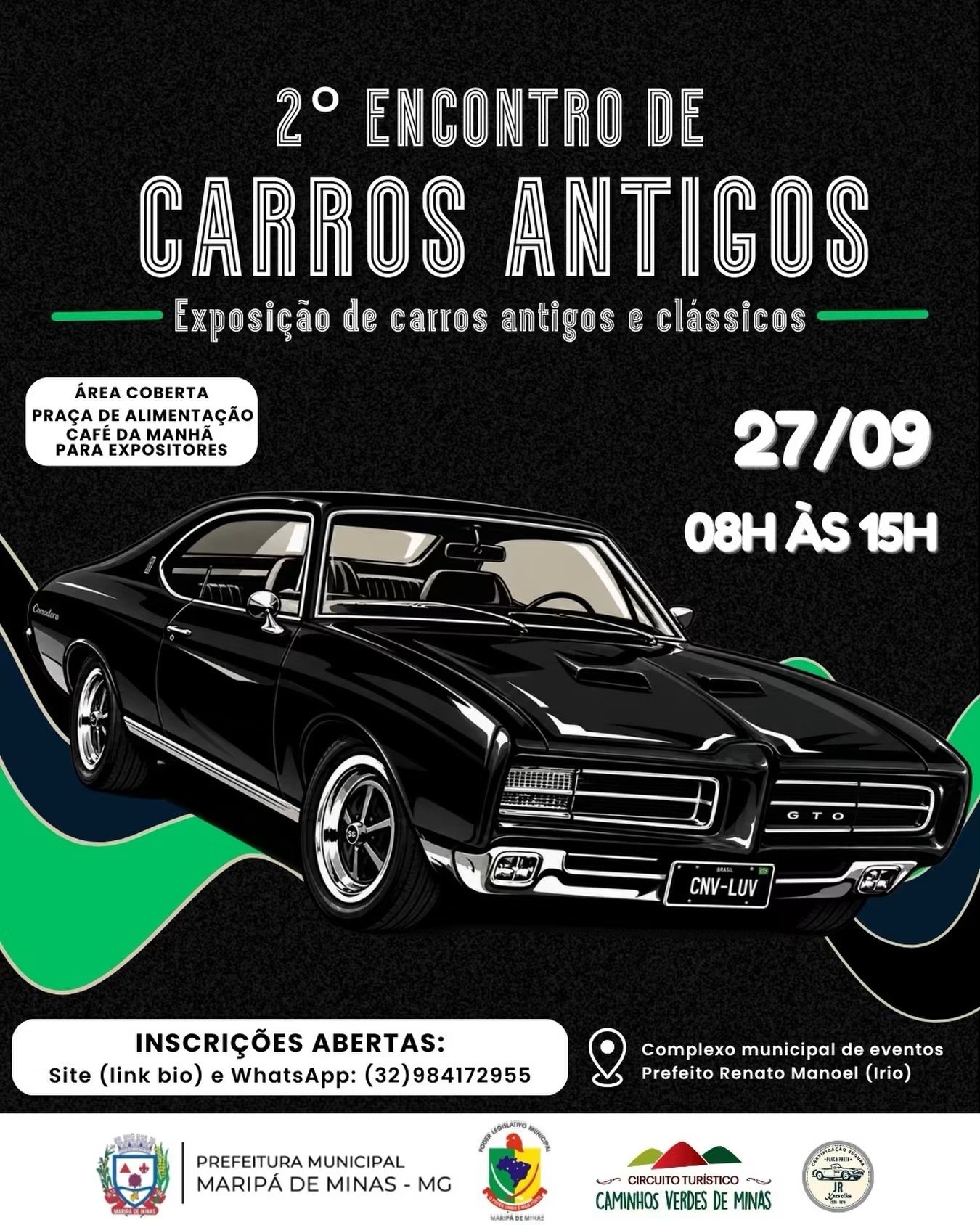 Motorfest e Encontro de Carros Antigos em Maripá de Minas