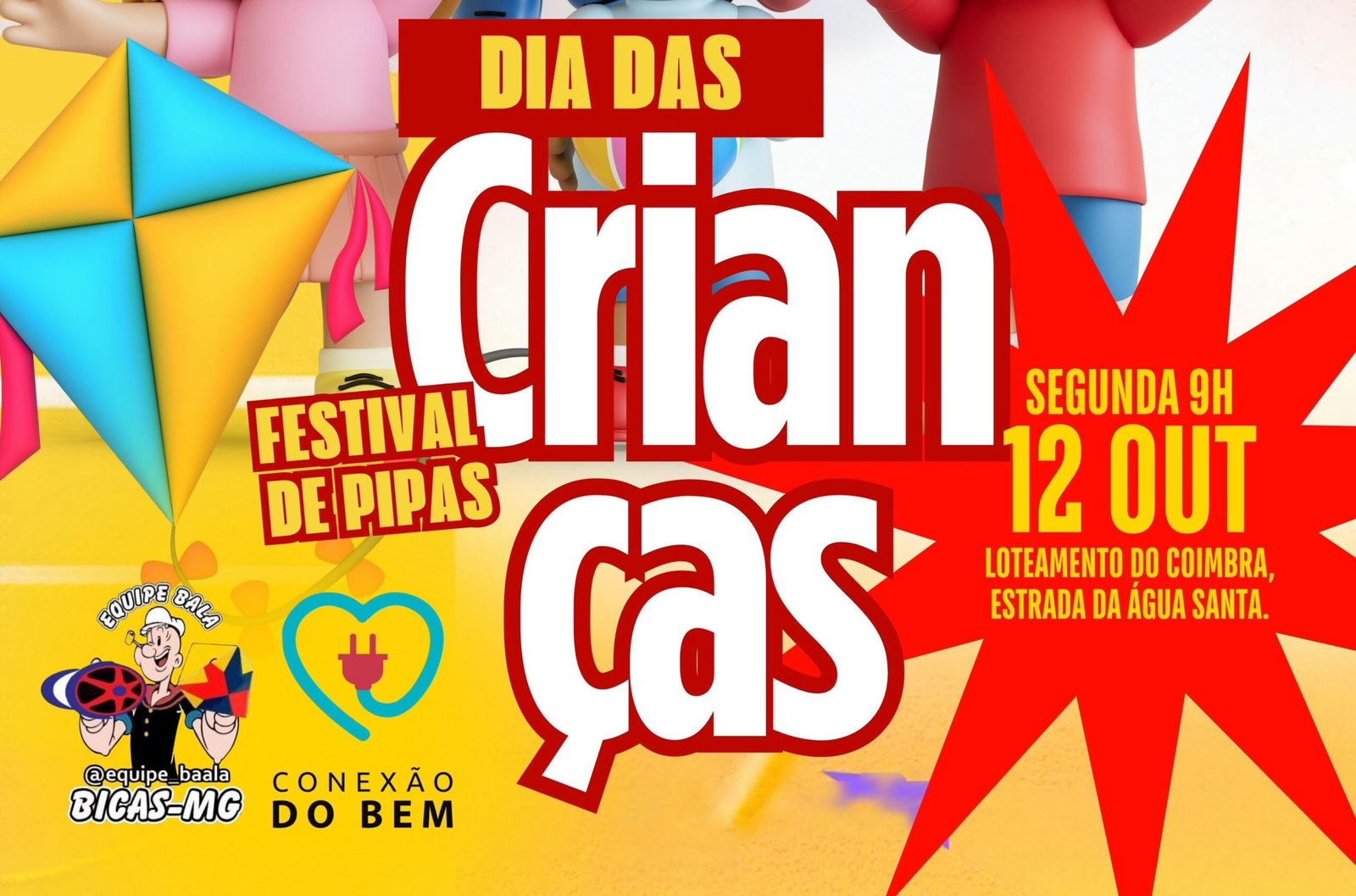Dia das Crianças – Café da Manhã e Pipa